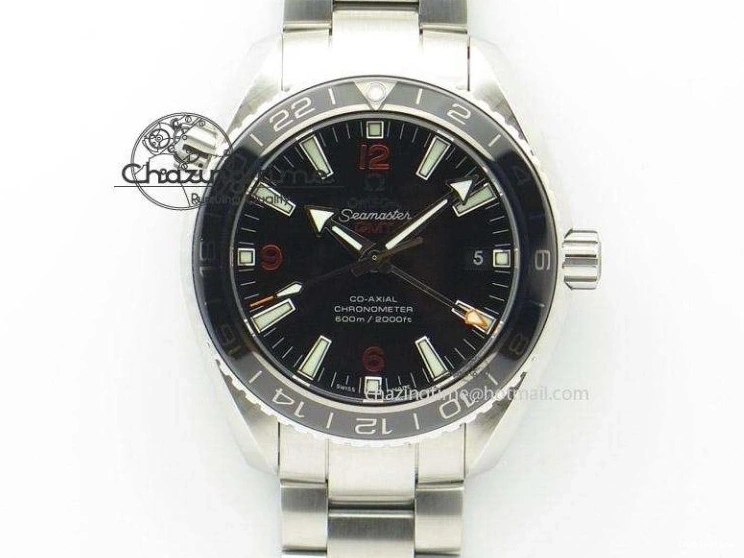 0521 Resilient Planet Ocean 2016 43.5mm SS OM 1:1 Best Edition Black Dial On Black Nylon Strap A 8167